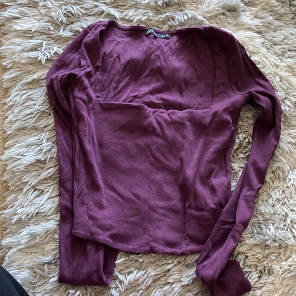 Zara square neck top - Picture 2 of 2